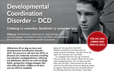 DCD course for child healthcare, child psychiatry, and school through Expo Medica.