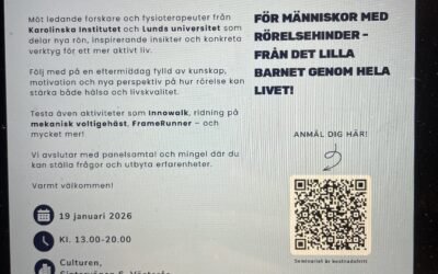 RBU ordnade viktigt seminarie om Liv i rörelse där Learn to move deltog